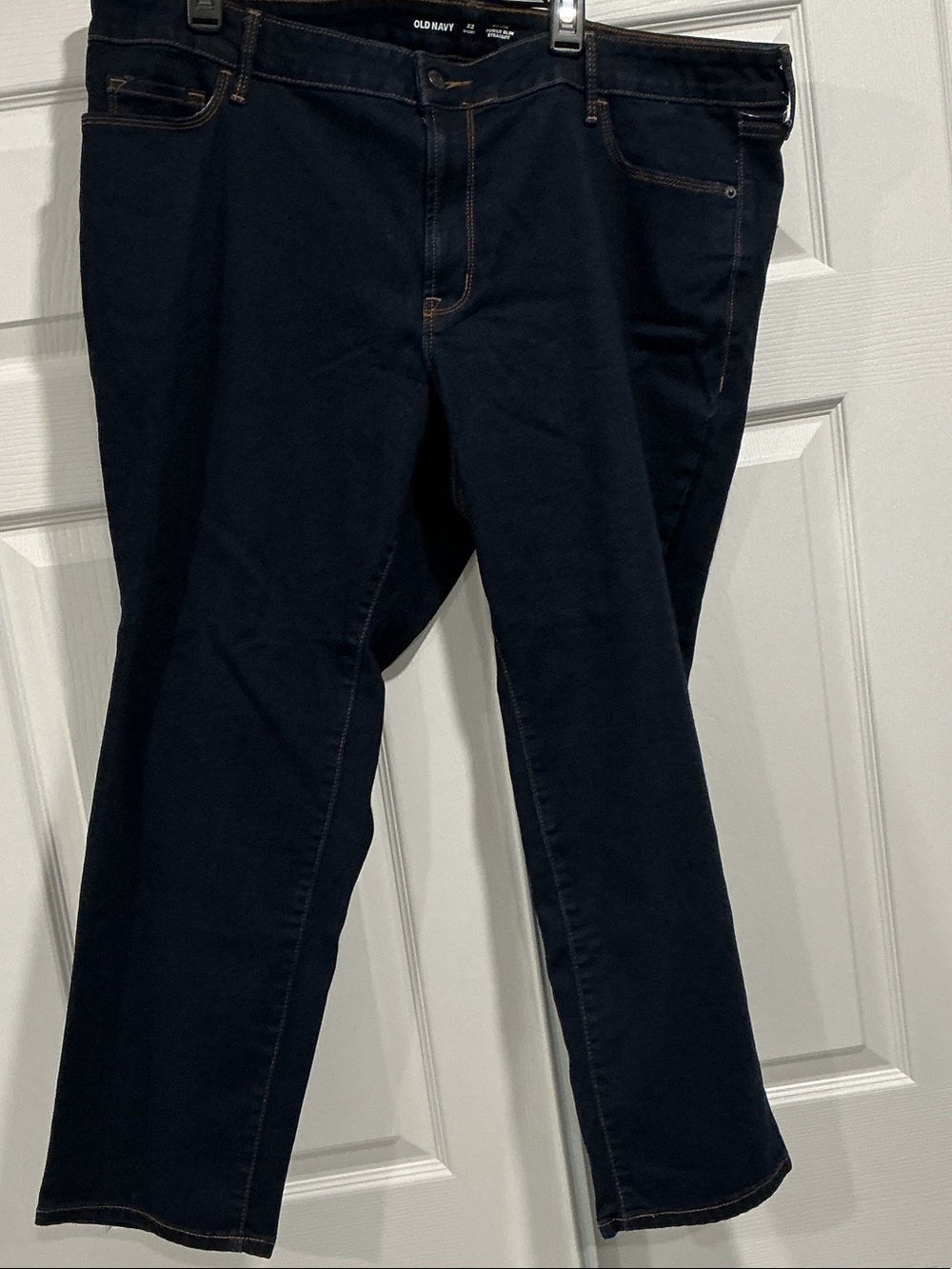 Old Navy mid rise power Slim straight jean size 22